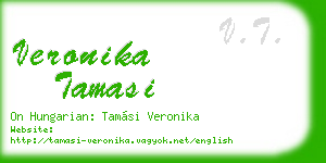 veronika tamasi business card
